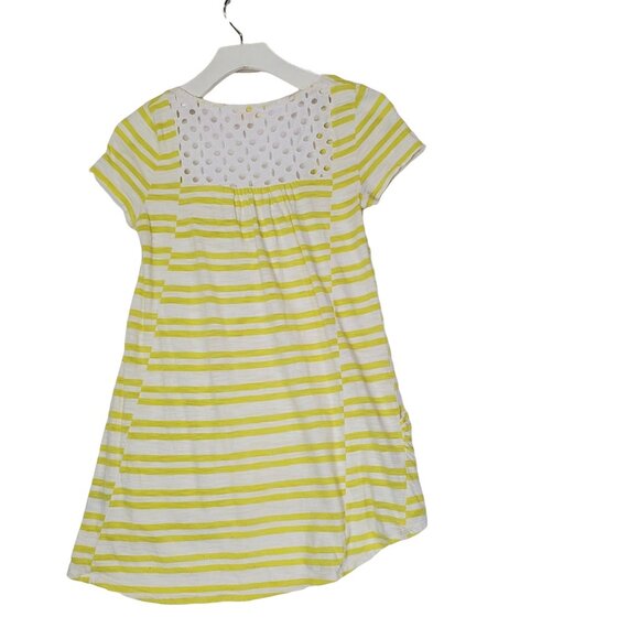 MEADOW RUE ANTHRO Shirt Stripe Butter Yellow White Pockets Short Womens SZ S‎ - Picture 3 of 8